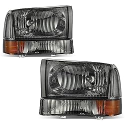 oEdRo Headlight Assembly Compatible with 1999-2004