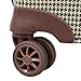 LONDON FOG Cambridge II Softside Expandable Spinner Luggage, Black White Houndstooth, Checked-Medium 25-Inch