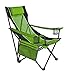 Kijaro Sling Folding Camping Chair - Enjoy the Outdoors in this Outdoor Chair with a Built-in Cup Holders and Side Organizer - Includes a Detachable Pillow - Ireland Green