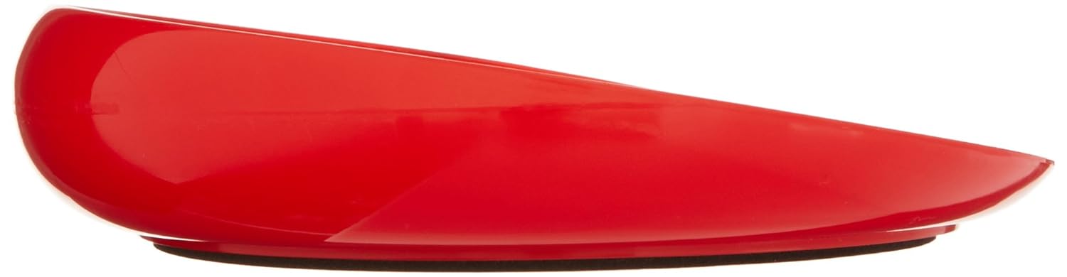 Red Round Scoop Dish, Unbreakable 8" Scooper Bowl for Elderly, Disabled, & Handicapped, Plate with Non Skid Rubber Padded Bottom for Independent Eating, Self-Feeding Aid: Industrial & Scientific