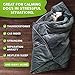 Canine Coddler The Original Weighted Dog Blanket That Gives Comfort and Relaxation | Compression Wrap with Premium Washable Cover for Dogs Under 50 Lbs (Small Dogs (Under 50lbs)
