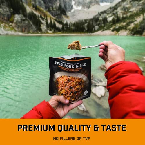 Peak Refuel Sweet Pork & Rice Premium Freeze Dried Camping Food