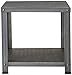 Ashley Furniture Signature Design - Hattney - Vintage Casual Square End Table - Industrial Style - Gray