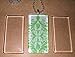 10 Ultra Clear White Glass Tile Rectangles for Crafting Pendants, Necklaces Jewelry