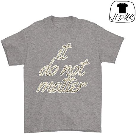 HDUR Hip-Hop LIL Uzi Vert It Do Not Matter Cash Money Hip Hop Unisex Graphic Tee Shirt T-Shirt-Medium