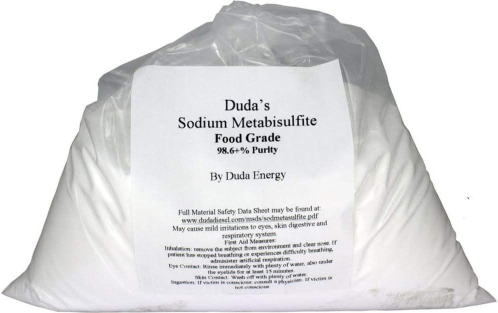 Duda Energy meta05 Sodium Metabisulfite Food Grade/Photo Grade 98, 5 lb.: Industrial & Scientific