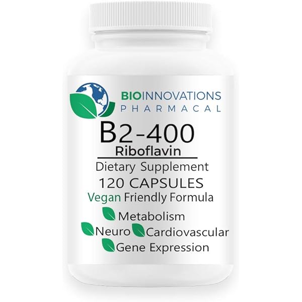 BioInnovations Pharmacal B2400 Capsules Riboflavin 60