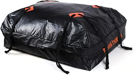 Amazon Co Jp ルーフラックルーフキャリアルーフテント 車のルーフバッグは ルーフラック レール バーを備えたすべての車のための防水ソフトルーフトップ荷物収納ボックス ホーム キッチン