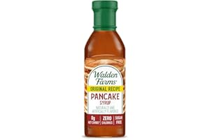 Walden Farms Pancake Syrup – Perfect for Pancakes, Waffles, Desserts – Zero Calorie, Sugar-Free, Low Carb, Keto-Friendly, Gluten-Free, Vegan – 12 oz Bottle