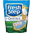 Fresh Step Crystals Premium Katzenstreu – Geruchskontrolle 30 Tage, Staubarm & Ultraleicht | 8 Pfund (2 Stück) Für Saubere Katzentoilette