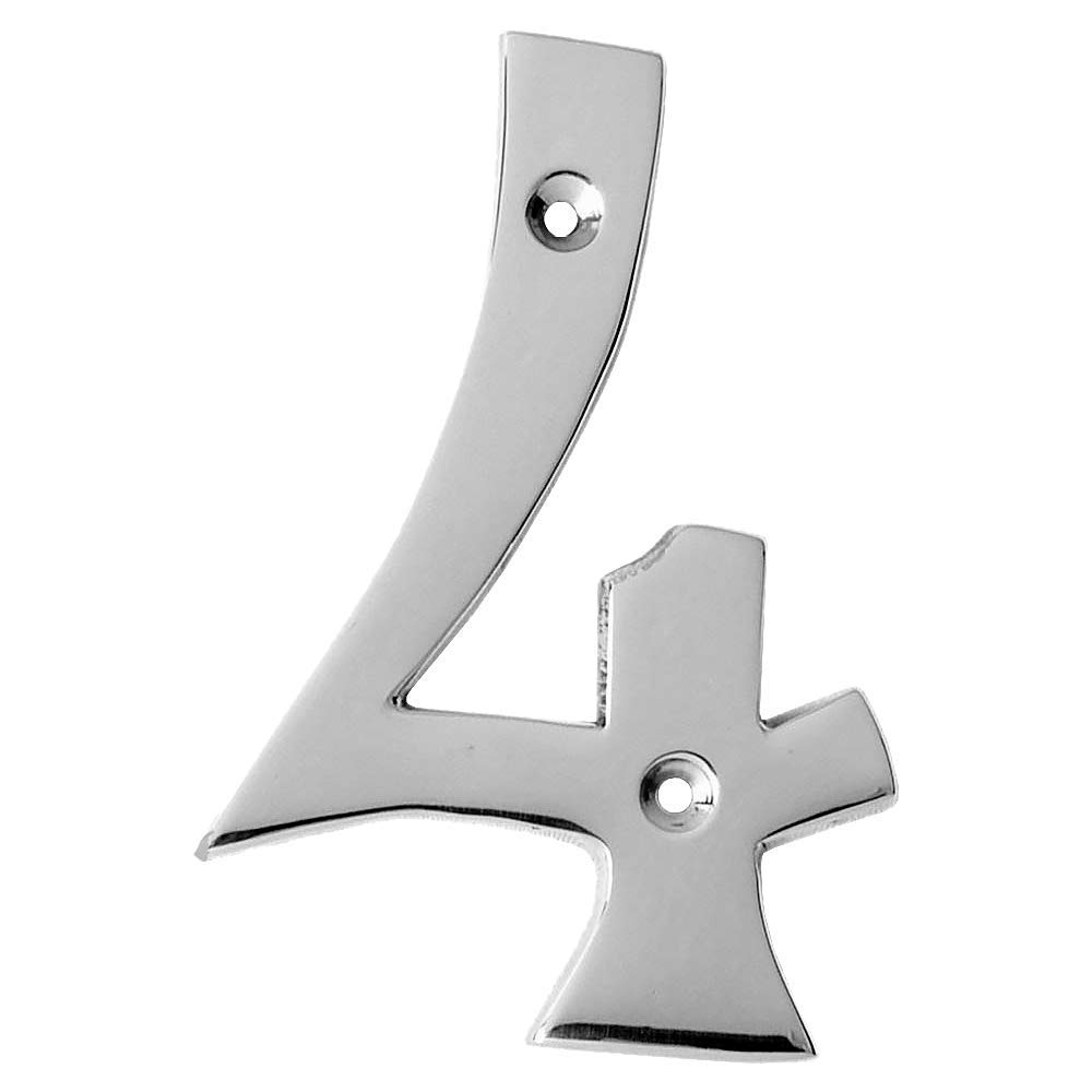 Motif Die Cast Pure Brass 4-Inch Satin Chrome