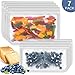 Reusable Food Container Storage Bags Reusable Silicone Storage Bag Sandwich Bags Ziplock Snack Bags Lunch Bags Leakproof Freezer Bags for Food Meat Fruit Veggies Home Kitchen Gallon Bags 7Pack