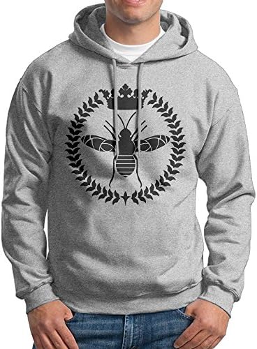 Shuiquwe Bee Men's Sports Hoodies XL Ash