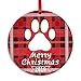 PETCEE Dog Christmas Ornament 2022 Pet Dog Christmas Ornament for Christmas Tree Decorations Dog Puppy Cat Christmas Hanging Ornament Christmas Keepsake Gifts for Pet Dog Cat Lover