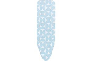 Brabantia Size B (49 x 15 inches) Replacement Ironing Board Cover with Thick Felt & Foam Padding (Fresh Breeze) Easy-Fit, 100