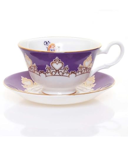 Amazon.com | English Ladies Co. Disney Bone China Cup & Saucer
