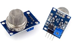 1Pc MQ135 MQ-135 Air Quality Sensor Hazardous Gas Detection Module for Arduino Raspberry Pi ESP8266 MQ2 5V DC,Indoor Air Qual