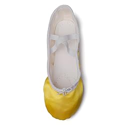 MSMAX Ballet Shoes for Girls Toddler Shoes Yellow