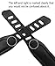 ZSFLZS 2 Pairs Exercise Bike Pedal Straps, Black, Rubber, Adjustable, Fits Most Stationary Bikes and Foot Types