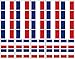 40 Tattoos: French Flag, France Party Favors