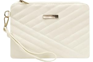 AdiStylinno Women’s Wristlet Wallets, PU Leather Large Capacity Phone Purse, Slim Zipper Clutch Handbag with Wrist Strap