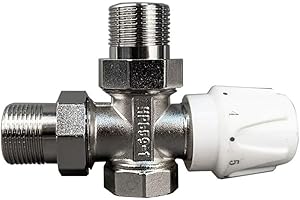 Manual Thermostatic Radiator Valve DN20 G3/4 Inch Copper Control Valve for Heating Systems, Steam and Hot Water Applications