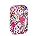 Kipling Women's 100 Pens Printed Case, Organize Accessories, Art Supplies, Makeup, Travel Organizer