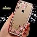 iPhone 6S Case, iPhone 6 Case, Cellaria Butterfly Floral Series - [Electroplate Bumper] Slim Luxury Lightweight Clear TPU Case Cover For Apple iPhone 6S/ iPhone 6 (4.7 inch), Rose Gold