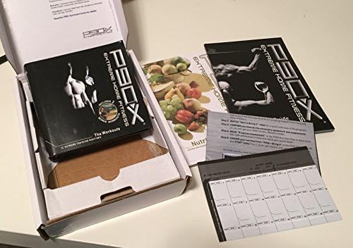 P90X Complete Set Dvds, fitness guide, nutrition plan, and calendar