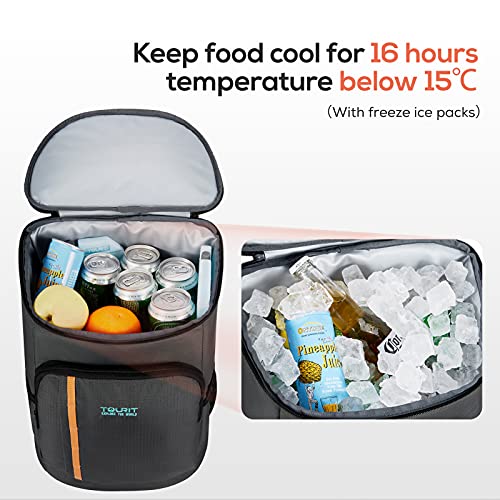 TOURIT Cooler Backpack 30 Cans Lightweight Insulated Backpack Cooler