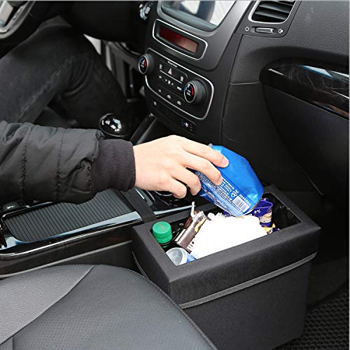 KMMOTORS Aladdin Wastebasket Car Garbage CAN Including 50PCS Plastic Bag (Black)