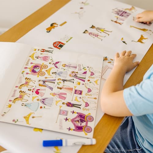 Melissa &amp; Doug Sticker Collection Book: Princesses, Tea Party, Animals ...