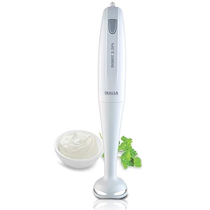 Inalsa Robot 2.5 PS 250-Watt Hand Blender with Super Silent Powerful Motor| Detachable Stem |