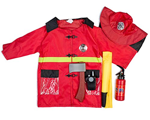 Fire Fighter Role Play Dress Up Set - Ages 3-7
