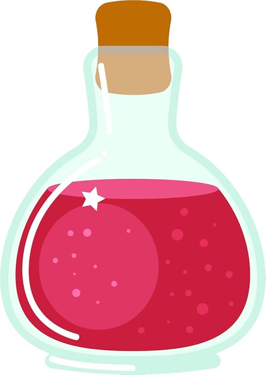 Amazon.com: Cute Simple Kids Halloween Cartoon Emoji Vinyl Sticker (2"  Tall, Potion in Vial): Automotive