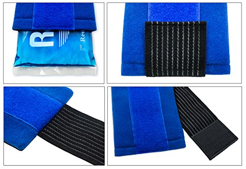 image for Reusable Universal Gel Ice Pack for Injuries, Flexible Cold Pack Ice W