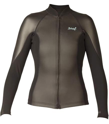Amazon.com: Xcel 2mm/1mm Makaha Smoothskin Front Zip Long Sleeve
