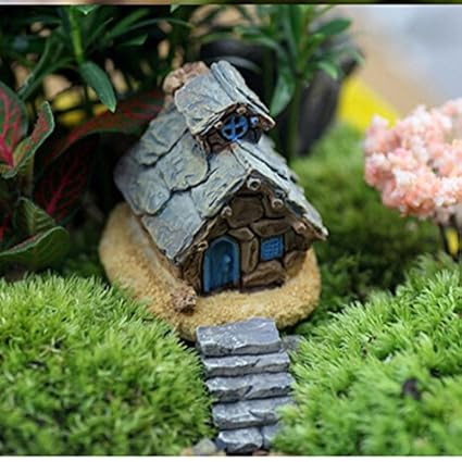 Torque Traders Stone House Fairy Garden Miniature Craft Micro Landscape Decoration Cottage