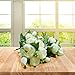 Calenzana 4 Pack Artificial Peony Flowers Silk Fake Flower Wedding Bouquet Bridesmaid Bridal Party Centerpieces Decoration