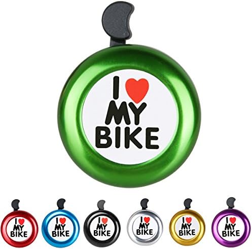 I Like My Bike Bell - Bicycle Bell - Loud Aluminum Bike Horn Ring Mini Bike Accessories for Adults Men Women Kids Girls Boys Bikes