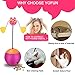 Yofun Interactive Laser Cat Toy, 3 in 1 Multi Function Automatic Spinning Cat Toy Ball Tumbler with Laser Light and Food Dispenser for Kitty and Kitten, Pink (Pink)