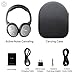 Noise Cancelling Headphones LiteXim QW-07 Bluetooth Headset with Microphone, Wireless&Wired Bluetooth Wireless Earphones Over Ear, CSR with apt-X, Comfortable Protein Earpads for Travel, Work, Game