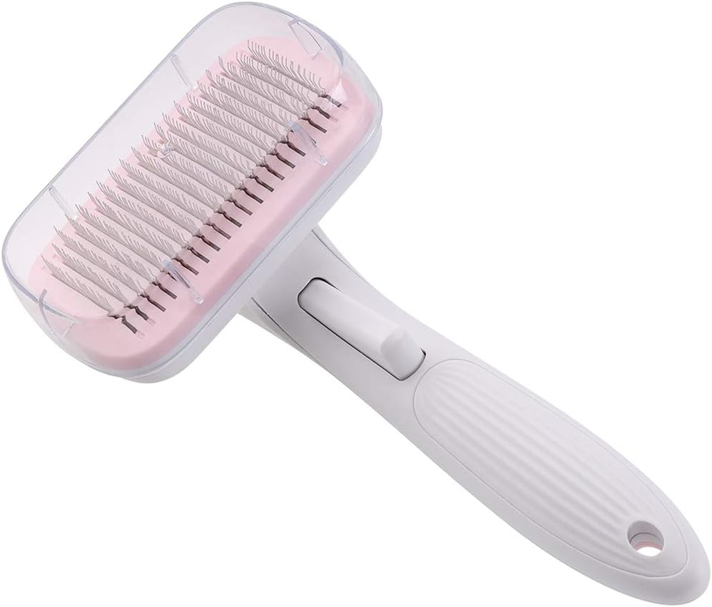 Amazon Com Halovie Pet Shedding Brush Automatic Cleaning Pet