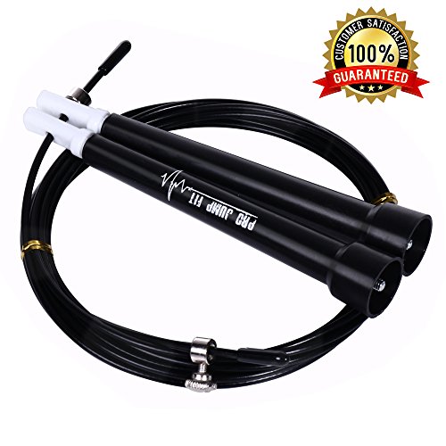 Crossfit Jump Rope–Speed Cable Jump Rope For CrossFit Boxing And MMA Athletes –Best rx Jump Rope For Beginners–Adult Jump Rope Exercise Tool–Perfect Jump Rope For Exercise