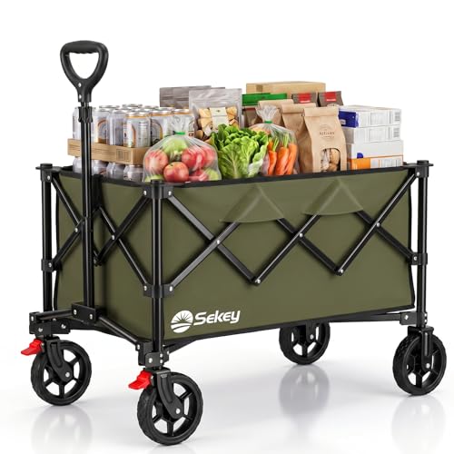 Sekey XXL 4026 Bollerwagen Faltbar 135L 150KG Geländereifen