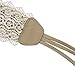 Lovful Women's Bowknot Lace Obi Belt Self Tie Waist Band Cinch Wide Boho Belts,Khaki