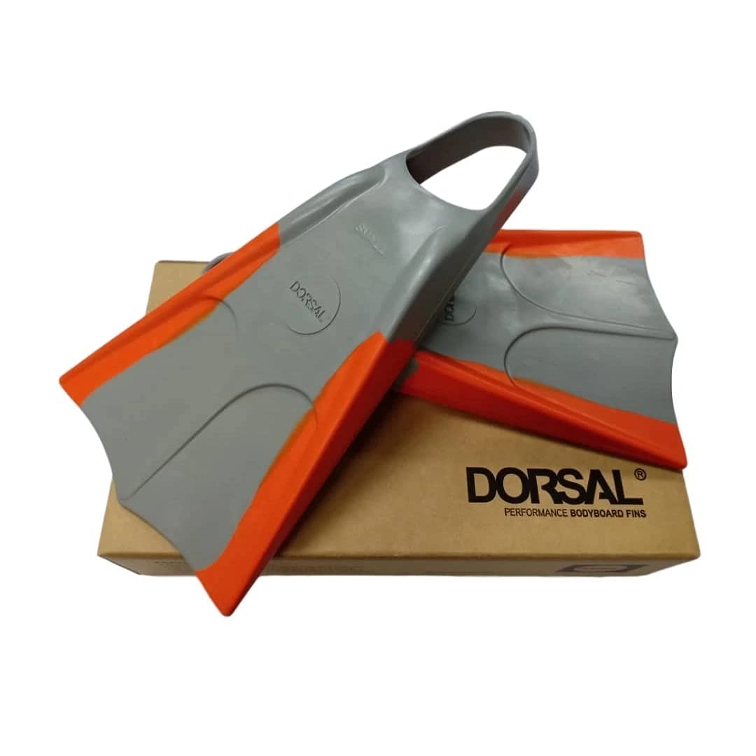 DORSAL Bodyboard Floating Swimfins (Flippers) 5 - 6 Black/Green