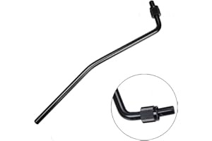 LGEGE 6mm Double Tremolo Arm, Tremolo Bar, Whammy Bar for Floyd Rose Tremolo System, Electric Guitar Replacement, Black