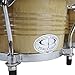 GP Percussion B2 Pro-Series Tunable Bongos 6 & 7 Inch (Clear Finish, Hickory)