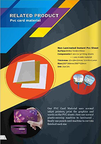 Inkjet Print PVC ID Card Making Sheets Materials A4 Size 50sets No ...